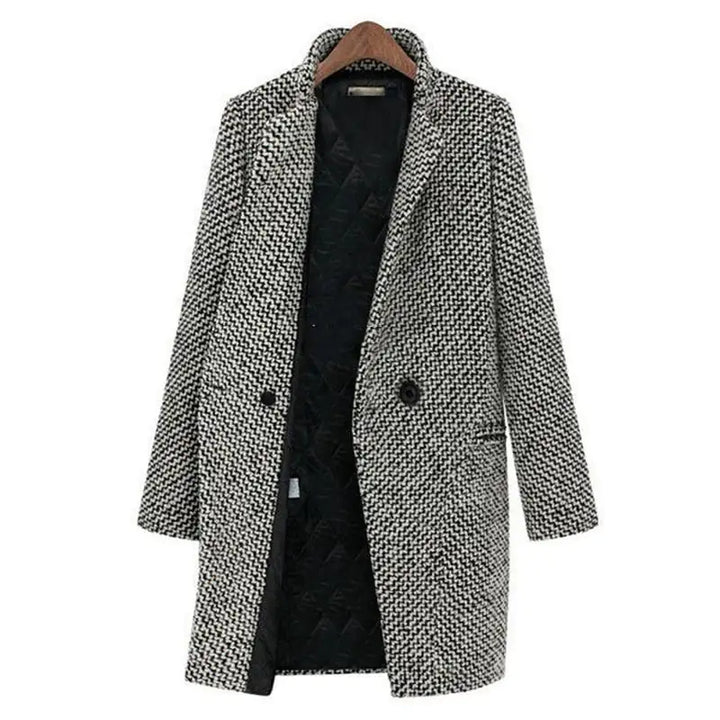 SHESKA™ | LONG WOOL COAT JACKET