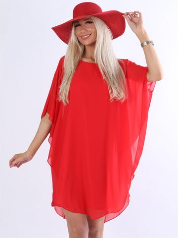 Kenya - Tunic dress with chiffon layers