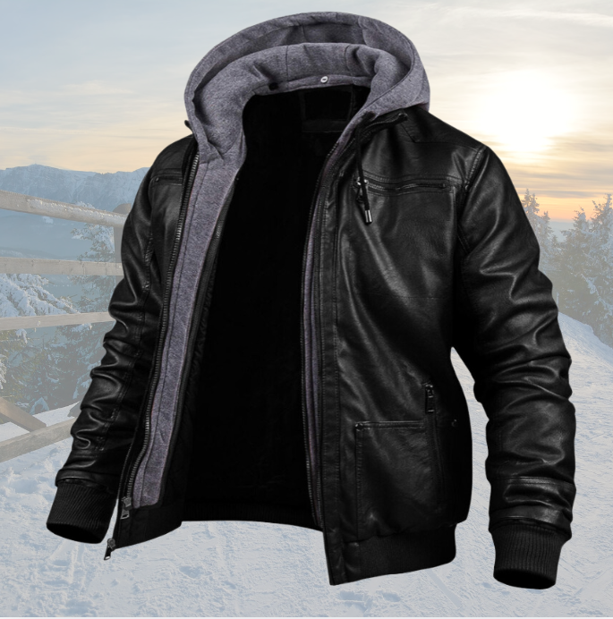 DACE™ | LEATHER WINTER COAT