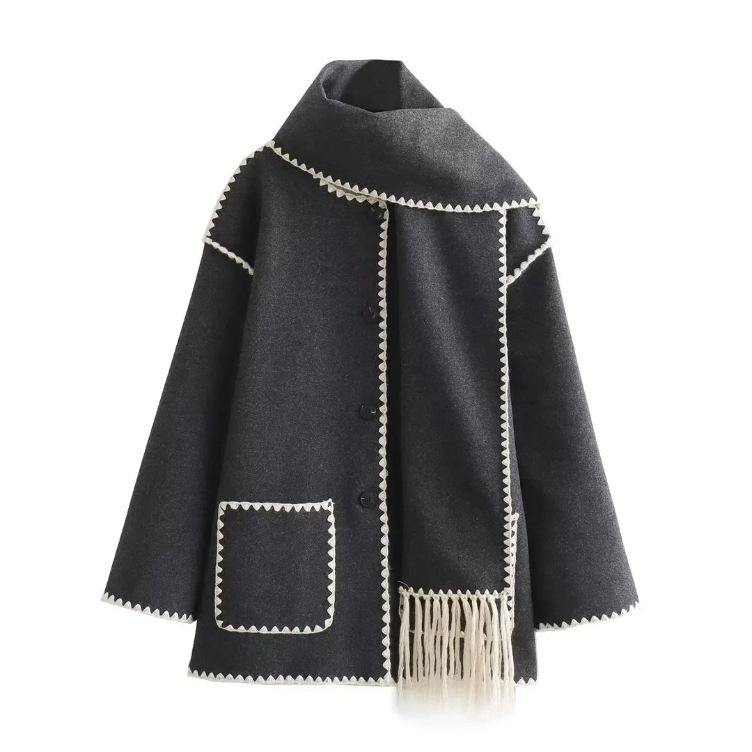 ANNE™ | WINTER COAT WITH SCARF