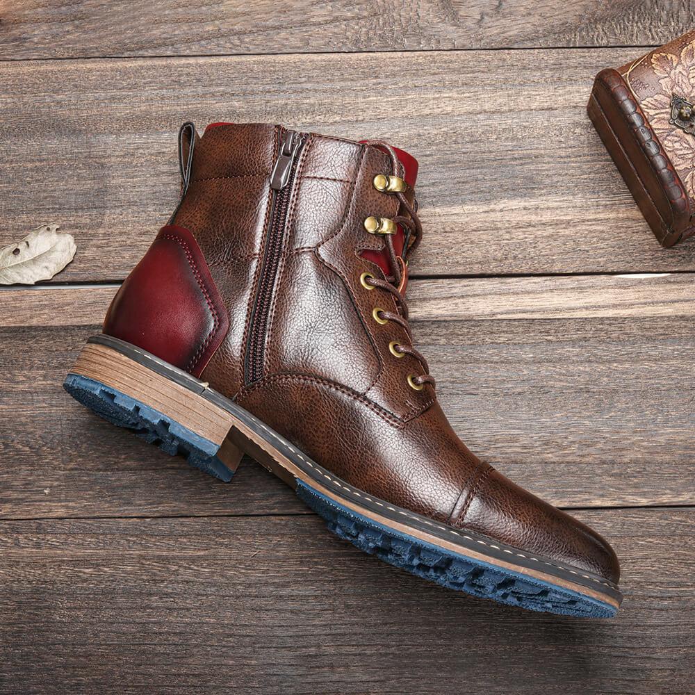 DAVE™ - HANDMADE PREMIUM LEATHER OXFORD BOOTS