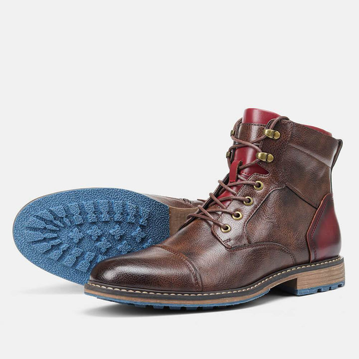 DAVE™ - HANDMADE PREMIUM LEATHER OXFORD BOOTS